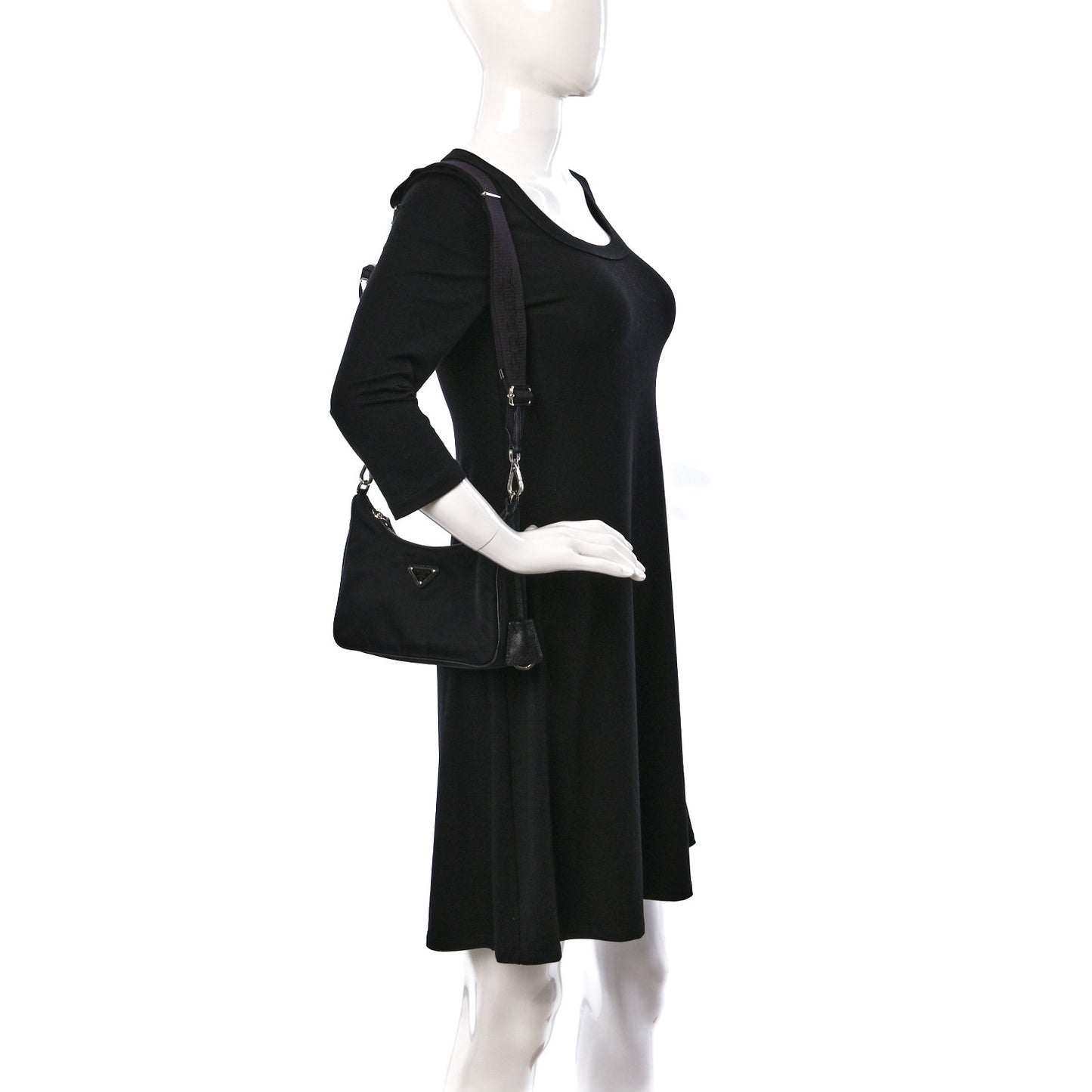 Nylon Re-Edition 2005 Shoulder Bag Black