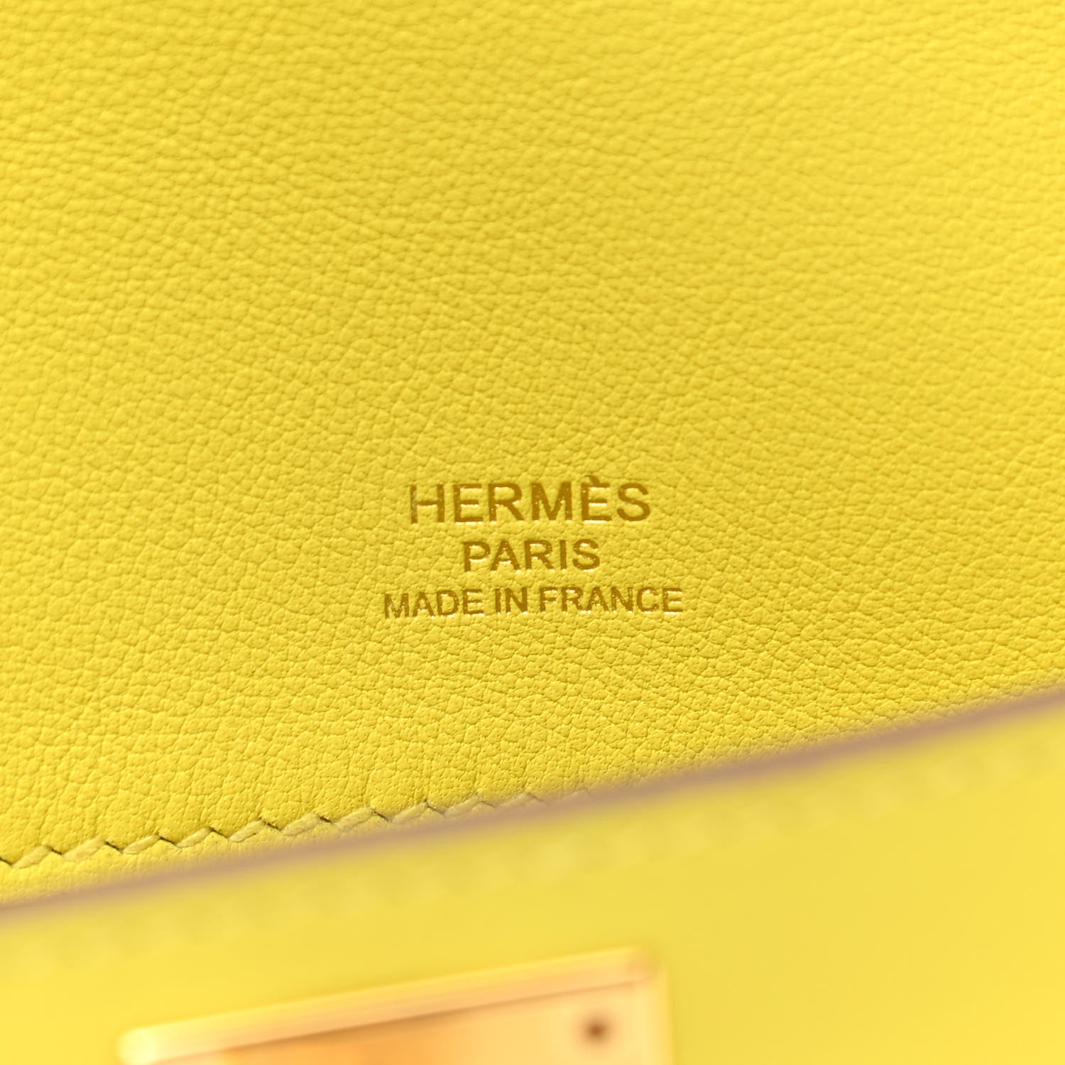 Hermes Swift Kelly Cut Clutch Pochette Lime 6 of 8