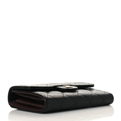 Chanel Caviar Quilted Medium Flap Wallet Black 4 of 9