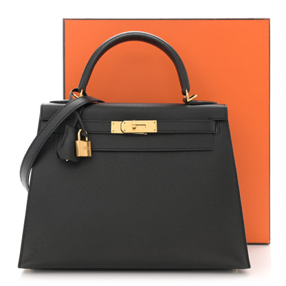 Hermes Epsom Kelly Sellier 28 Black 12 of 12
