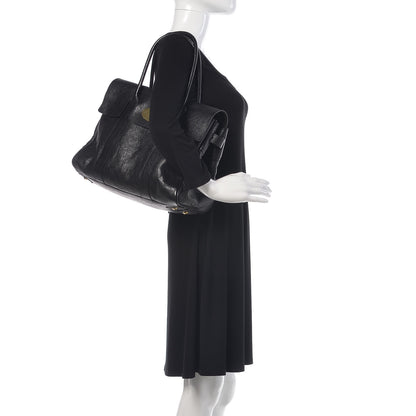 Mulberry Natural Leather Small Bayswater Black 2 of 25