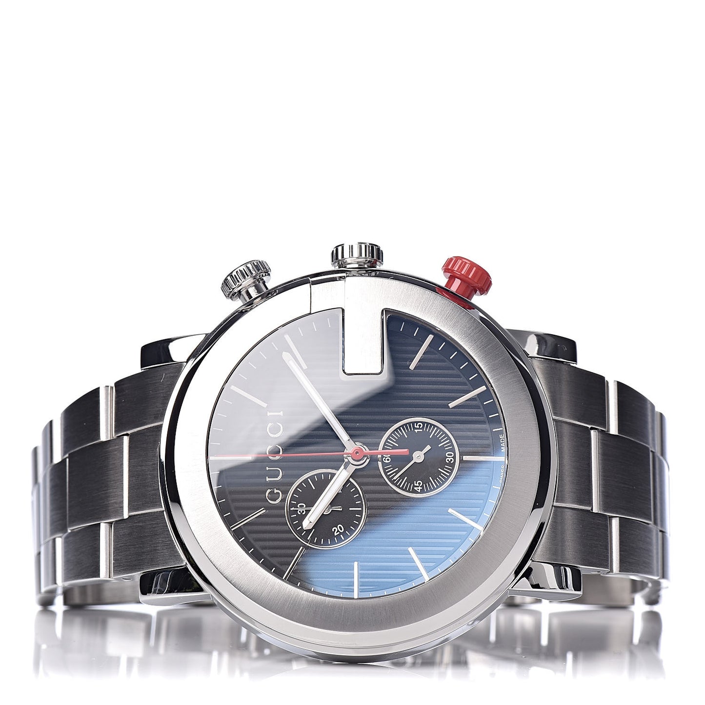Stainless Steel 44mm G-Chrono Quartz Watch Black