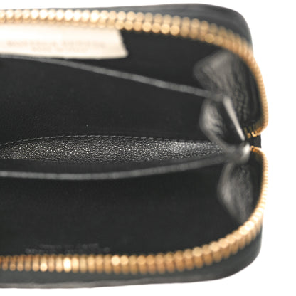 Bottega Veneta Nappa Intrecciato Zip Around Coin Purse Black 5 of 8