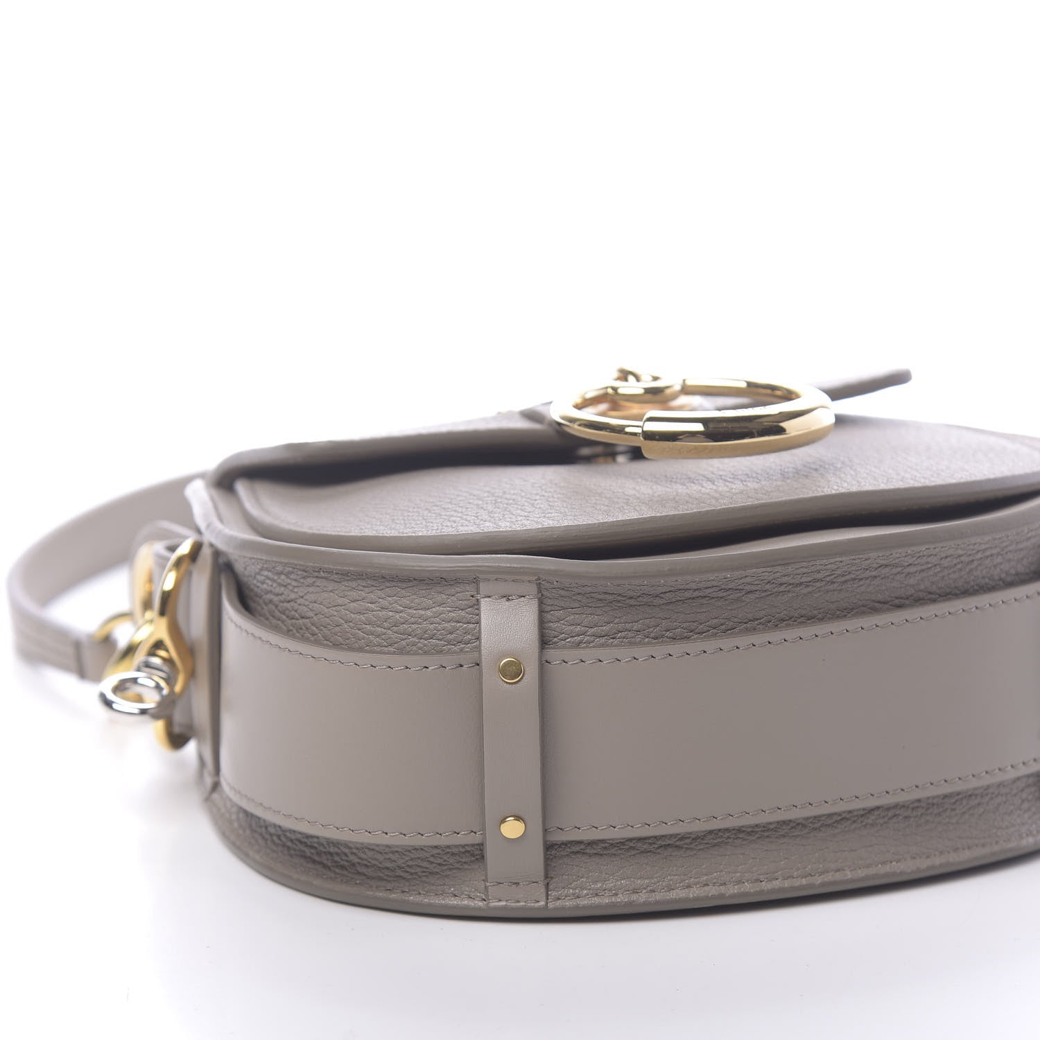 Chloe Calfskin Small Tess Bag Motty Grey 7 of 9