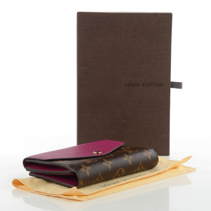 Louis Vuitton Monogram Pallas Compact Wallet Grape 4 of 7