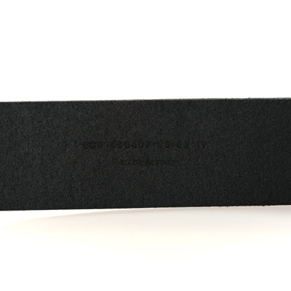 Saint Laurent Calfskin Monogram Cheyenne Belt 85 Black 4 of 6
