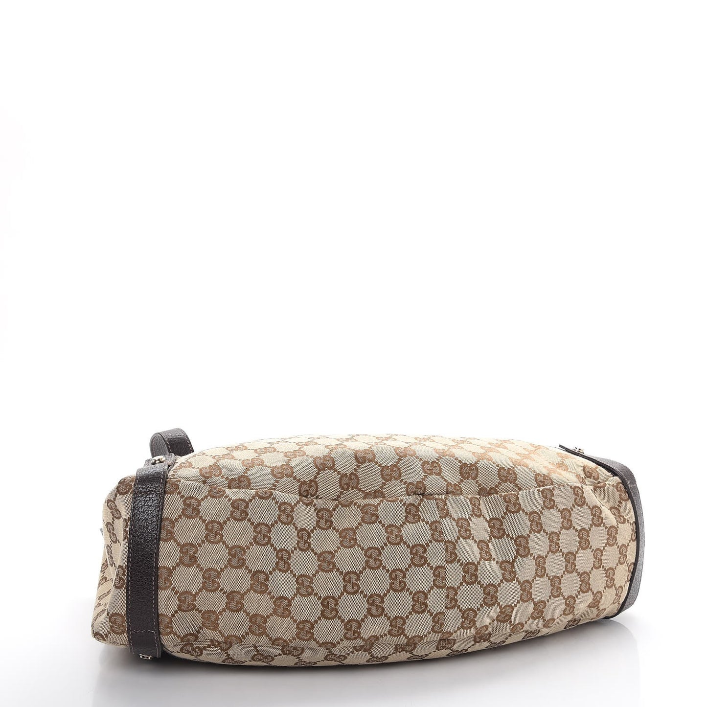 Monogram Medium Abbey Shoulder Bag Dark Brown