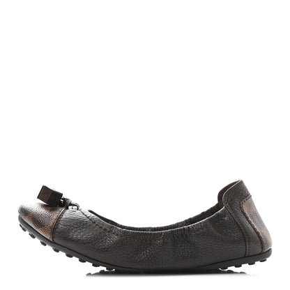 Louis Vuitton Damier Ebene Lovely Ballet Flats 37 1 of 9
