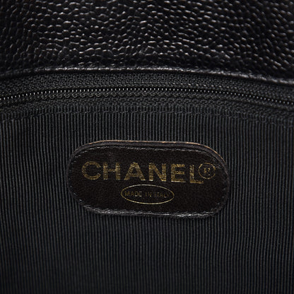 Chanel Caviar CC Shopper Tote Black 6 of 11