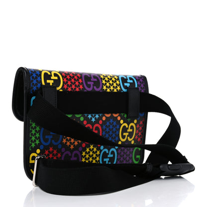 Gucci GG Supreme Monogram Psychedelic Slim Belt Bag Black 3 of 10