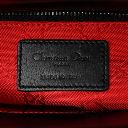 Christian Dior Lambskin Cannage Small My ABCDior Lady Dior Black 6 of 10
