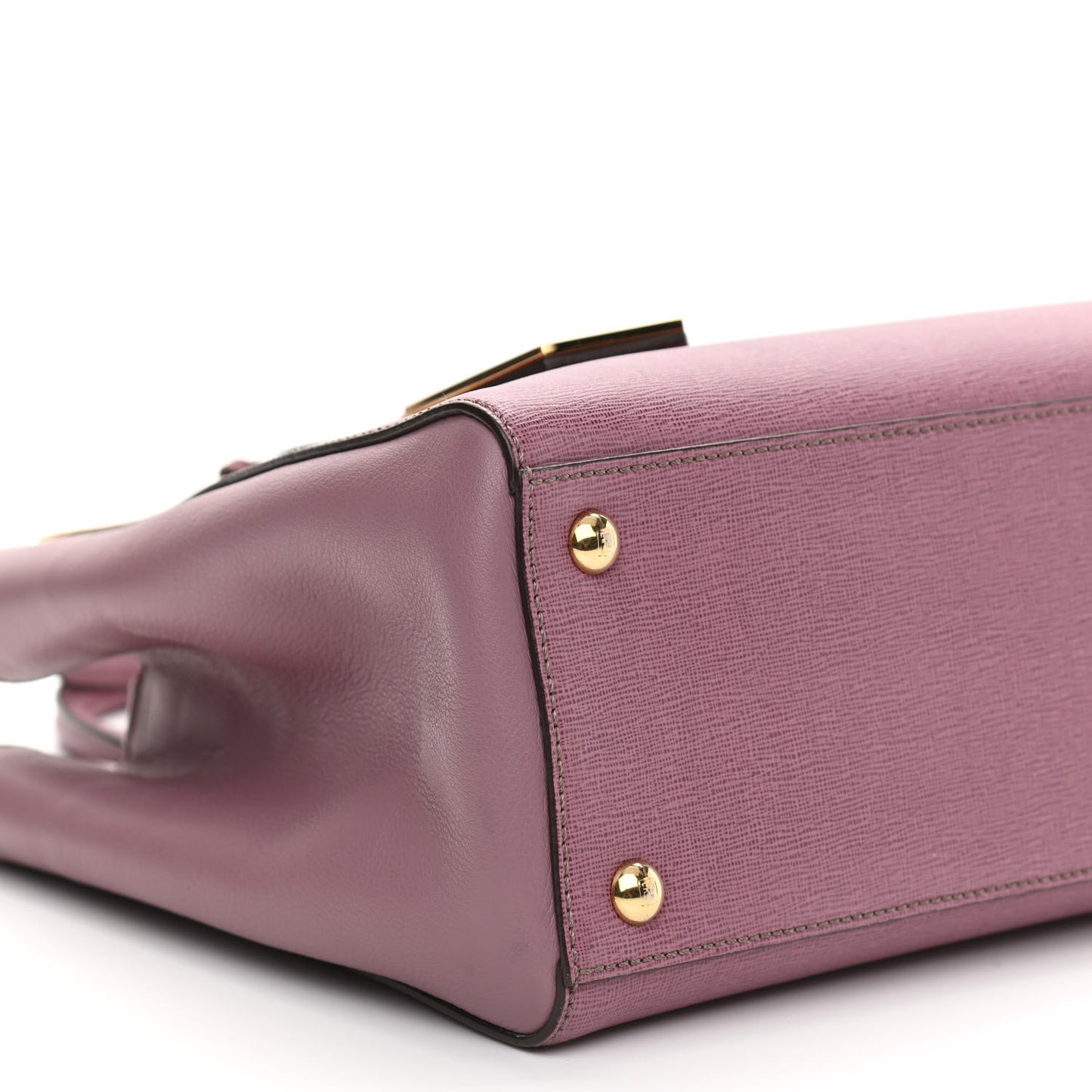 Vitello Elite Flamingo Petite 2Jours Tote Lilla Glicine