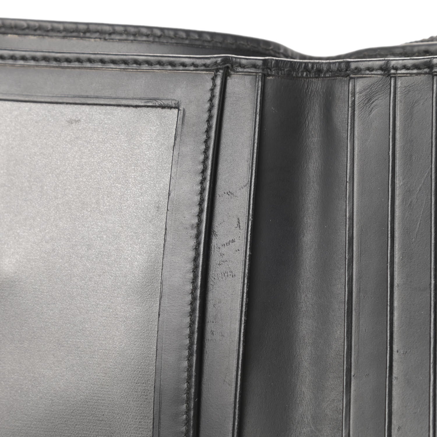 Gucci Monogram Zip Around Coin Wallet Black 10 of 15