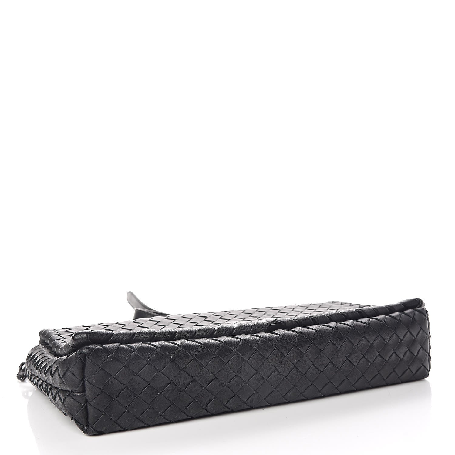 Bottega Veneta Nappa Intrecciato Dahlia Clutch Crossbody Black 4 of 10