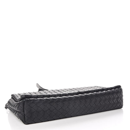 Bottega Veneta Nappa Intrecciato Dahlia Clutch Crossbody Black 4 of 10