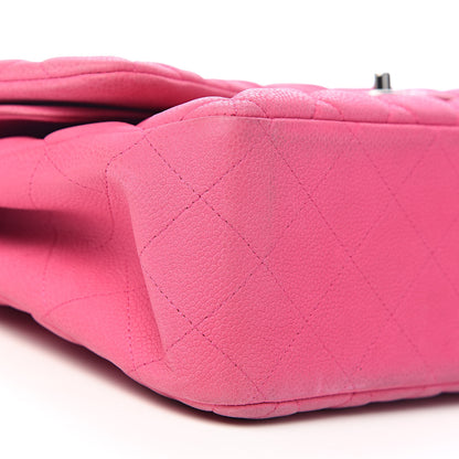 Chanel Iridescent Caviar Quilted Jumbo Double Flap Pink 11 of 16