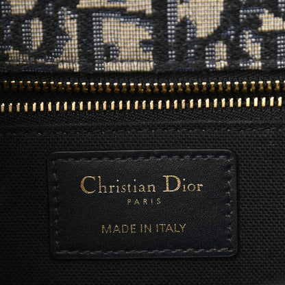 Christian Dior Oblique 30 Montaigne Flap Bag Blue 6 of 9