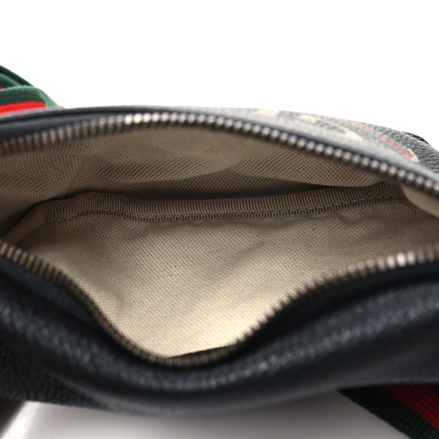 Grained Calfskin Small Logo Belt Bag Black
