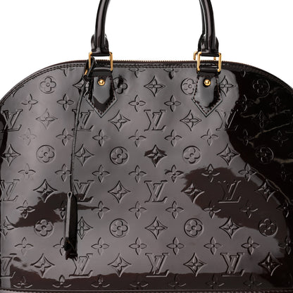 Louis Vuitton Vernis Alma GM Amarante 7 of 11