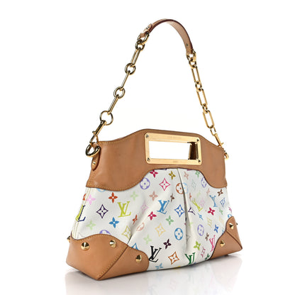 Louis Vuitton Monogram Multicolor Judy MM White 3 of 10