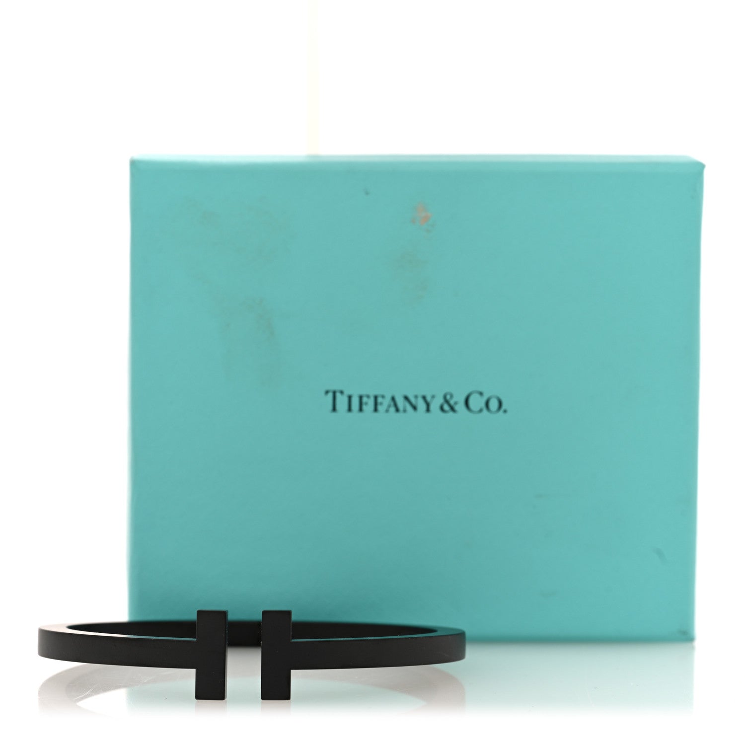 Tiffany Black-Coated Stainless Steel T Square Bracelet 4 of 4