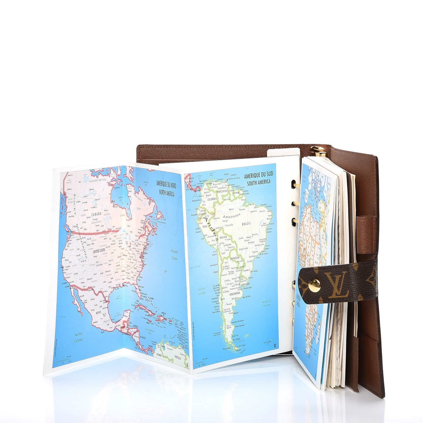 Monogram Large Ring Agenda Cover