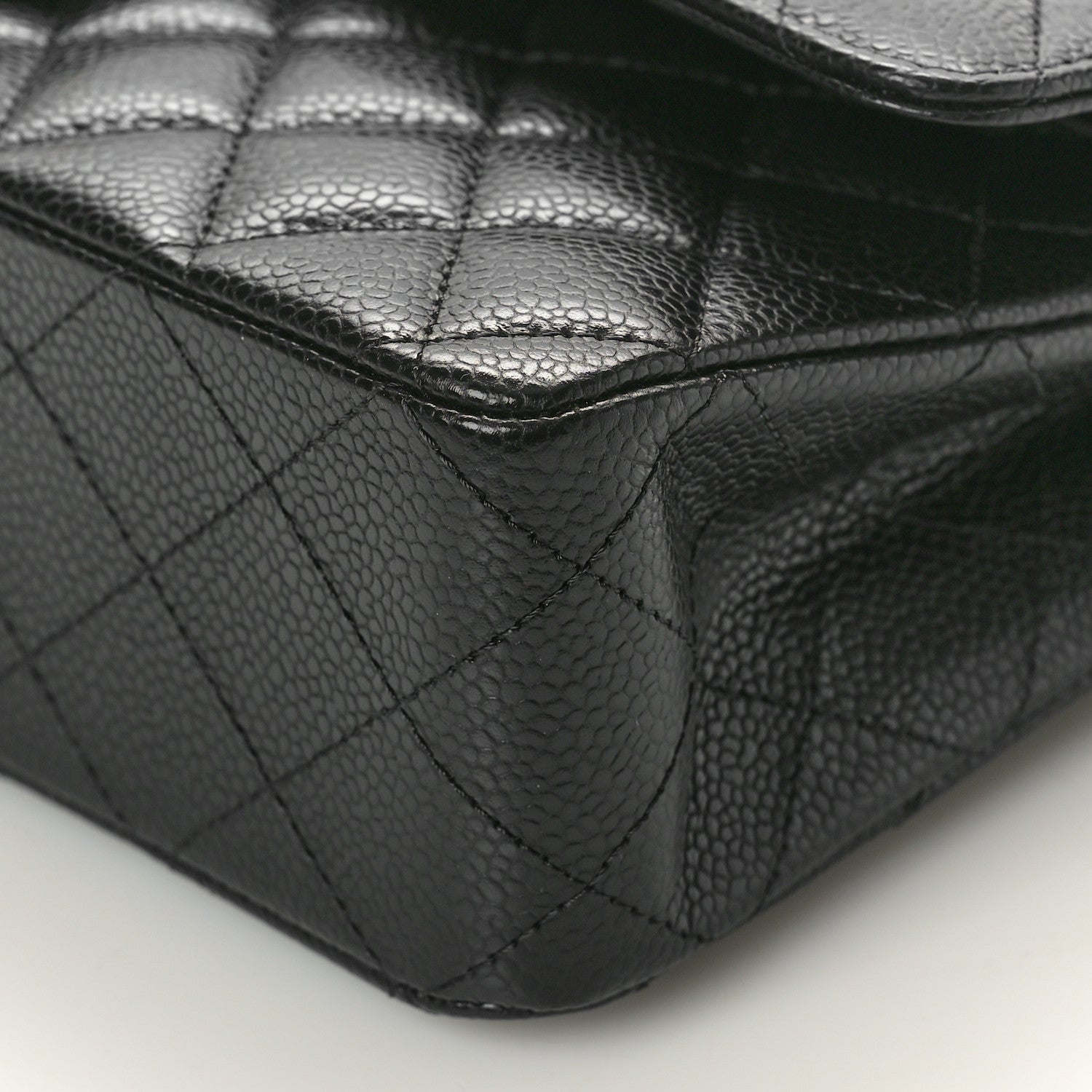 Chanel Caviar Quilted Medium Double Flap Black 10 of 10