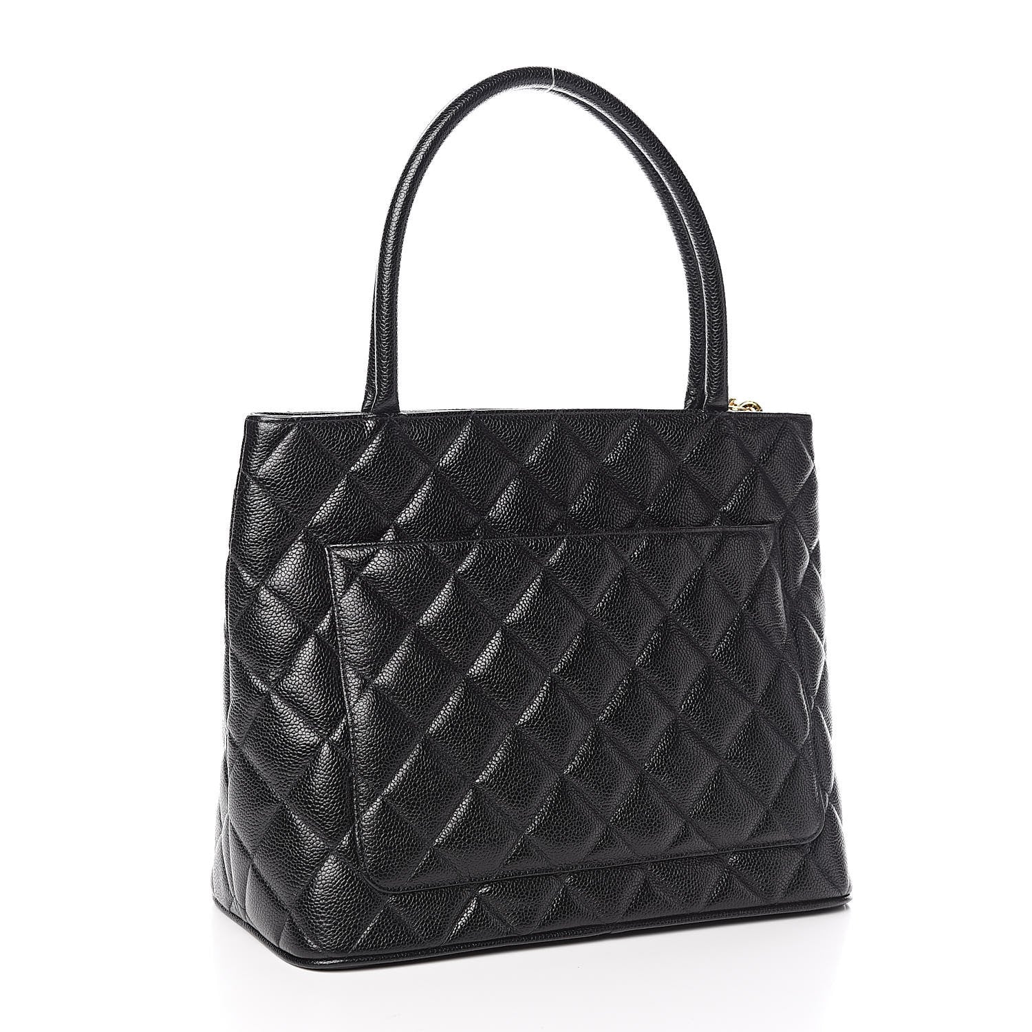 Chanel Caviar Quilted Medallion Tote Black 3 of 11
