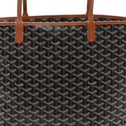 Goyard Goyardine Artois MM Black Gold 8 of 10