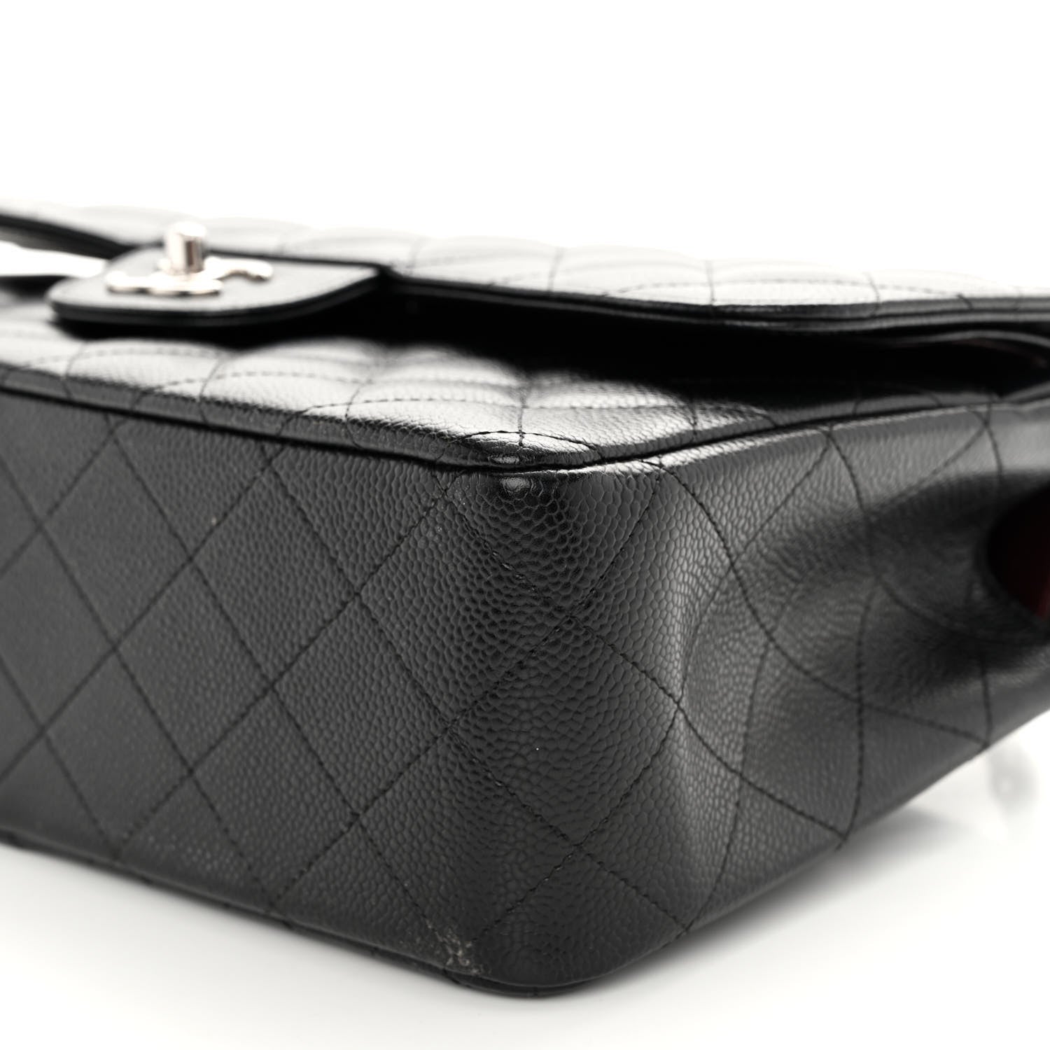 Chanel Caviar Quilted Jumbo Double Flap Black 10 of 10