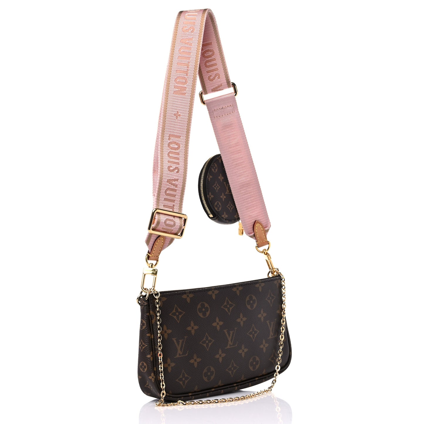 Monogram Multi Pochette Accessories Rose Clair
