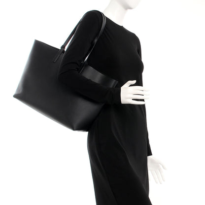 Saint Laurent Calfskin Large Shopping Tote Black 2 of 9