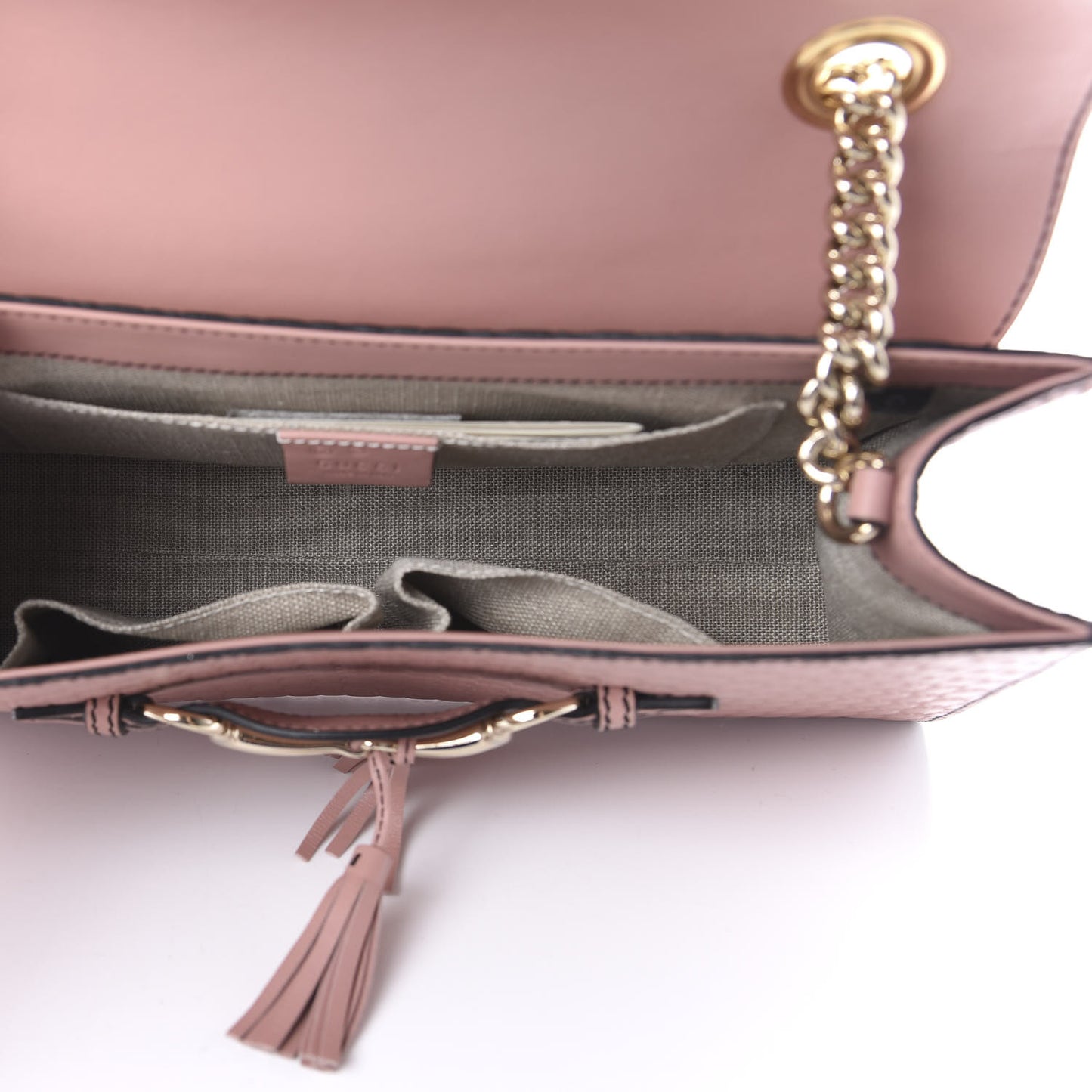 Microguccissima Medium Emily Chain Shoulder Bag Soft Pink