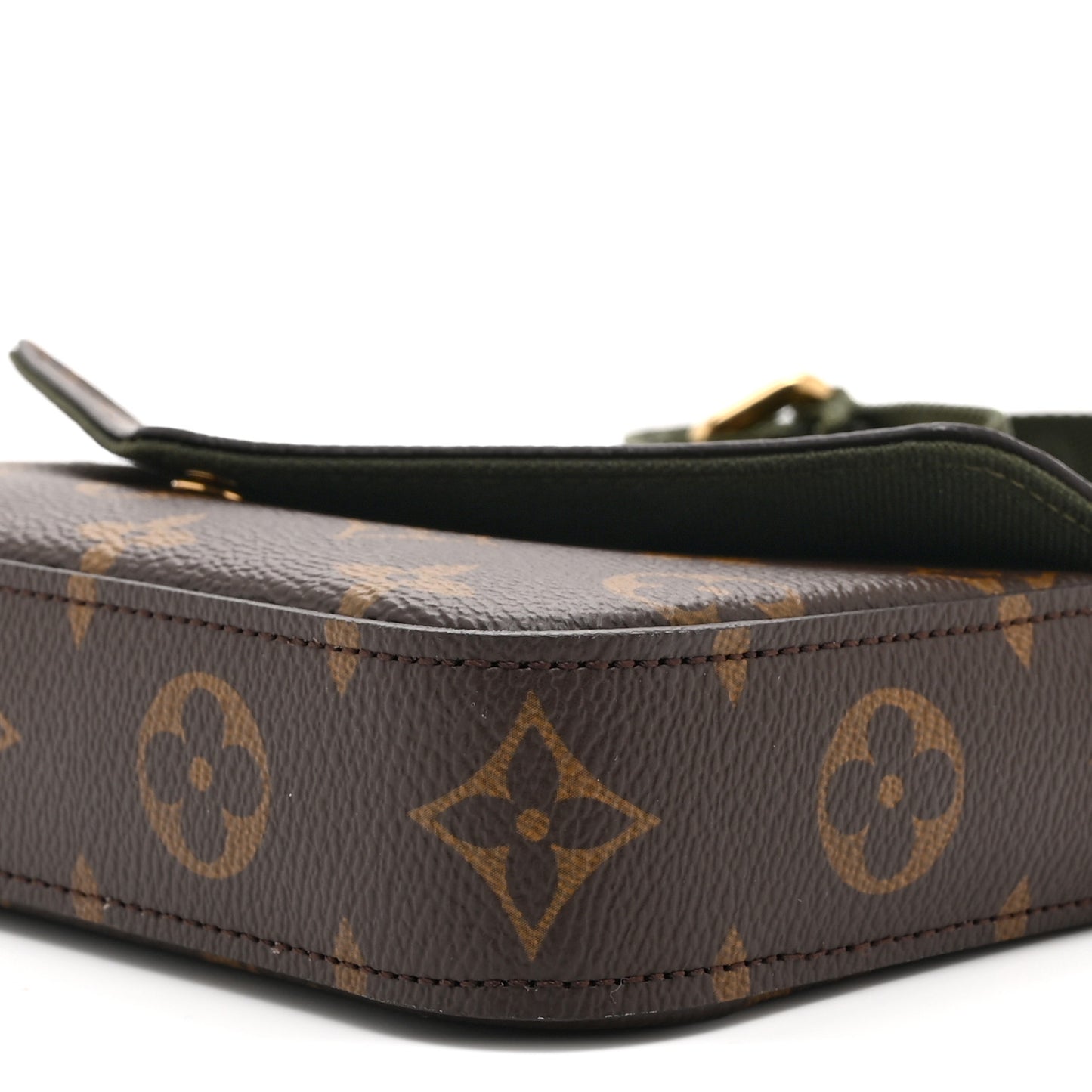 Monogram Felicie Strap & Go Kaki