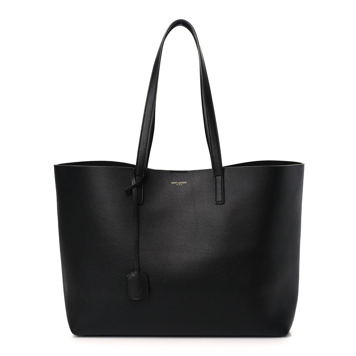 Saint Laurent Calfskin Large Shopping Tote Black 1 of 9