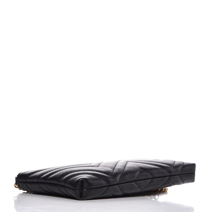 Gucci Calfskin Matelasse Mini GG Marmont Chain Bag Black 4 of 7