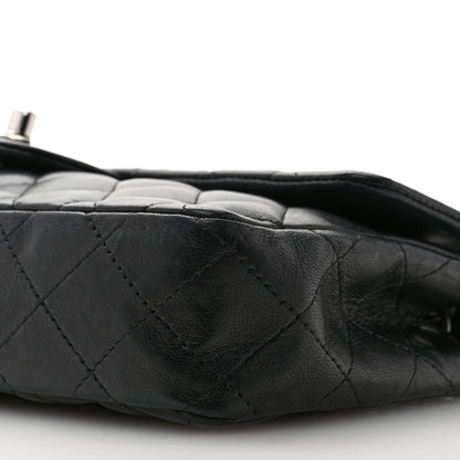 Chanel Lambskin Quilted East West Flap Black 10 of 13