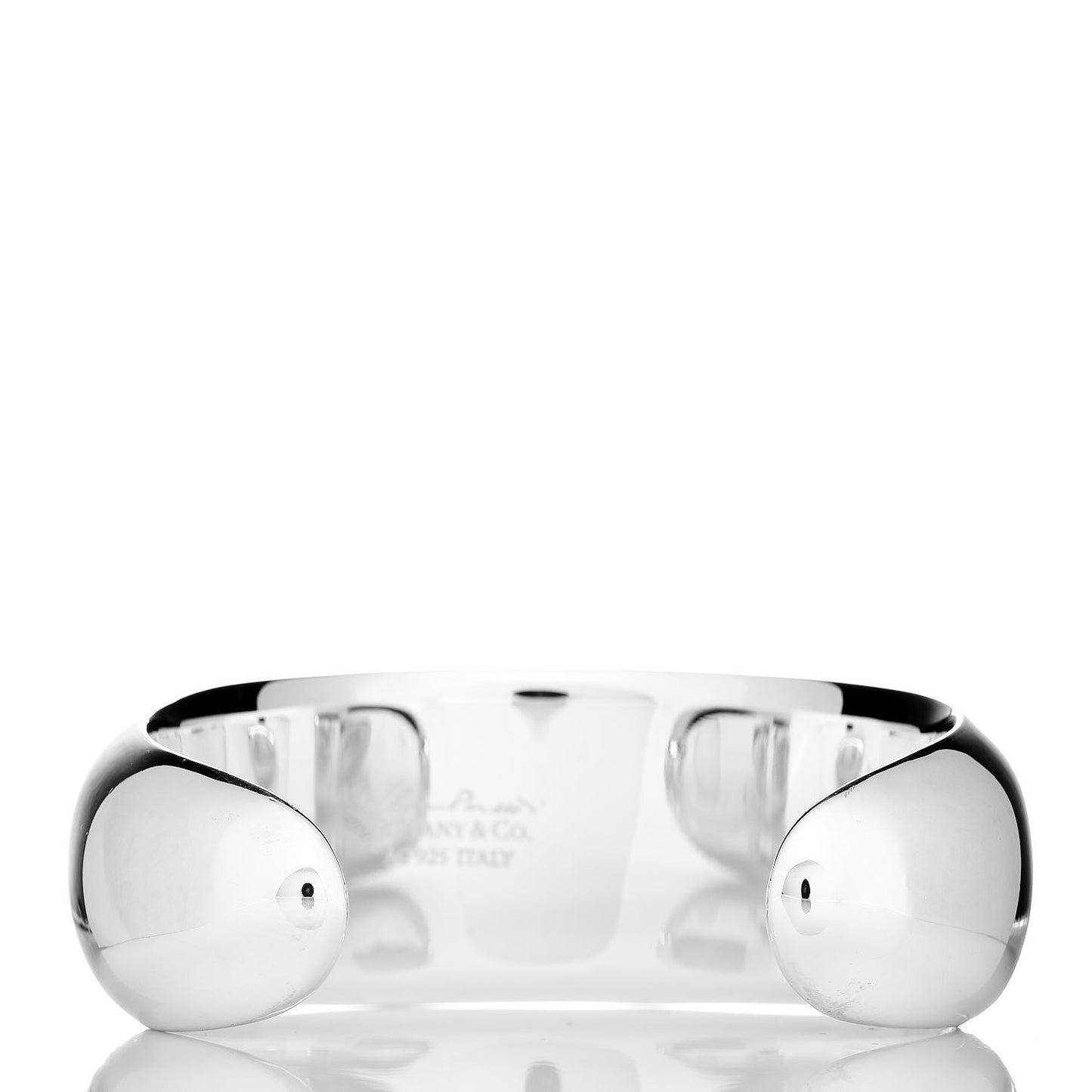 Sterling Silver Elsa Peretti Faceted Cuff Bracelet
