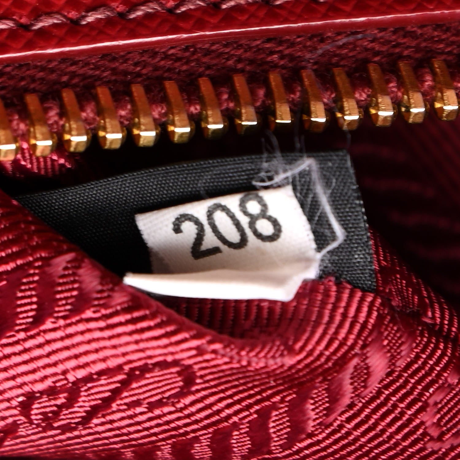 Prada Saffiano Lux Large Tote Cherry 7 of 16