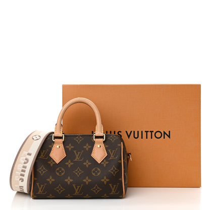 Louis Vuitton Monogram Speedy Bandouliere 20 Beige 9 of 9