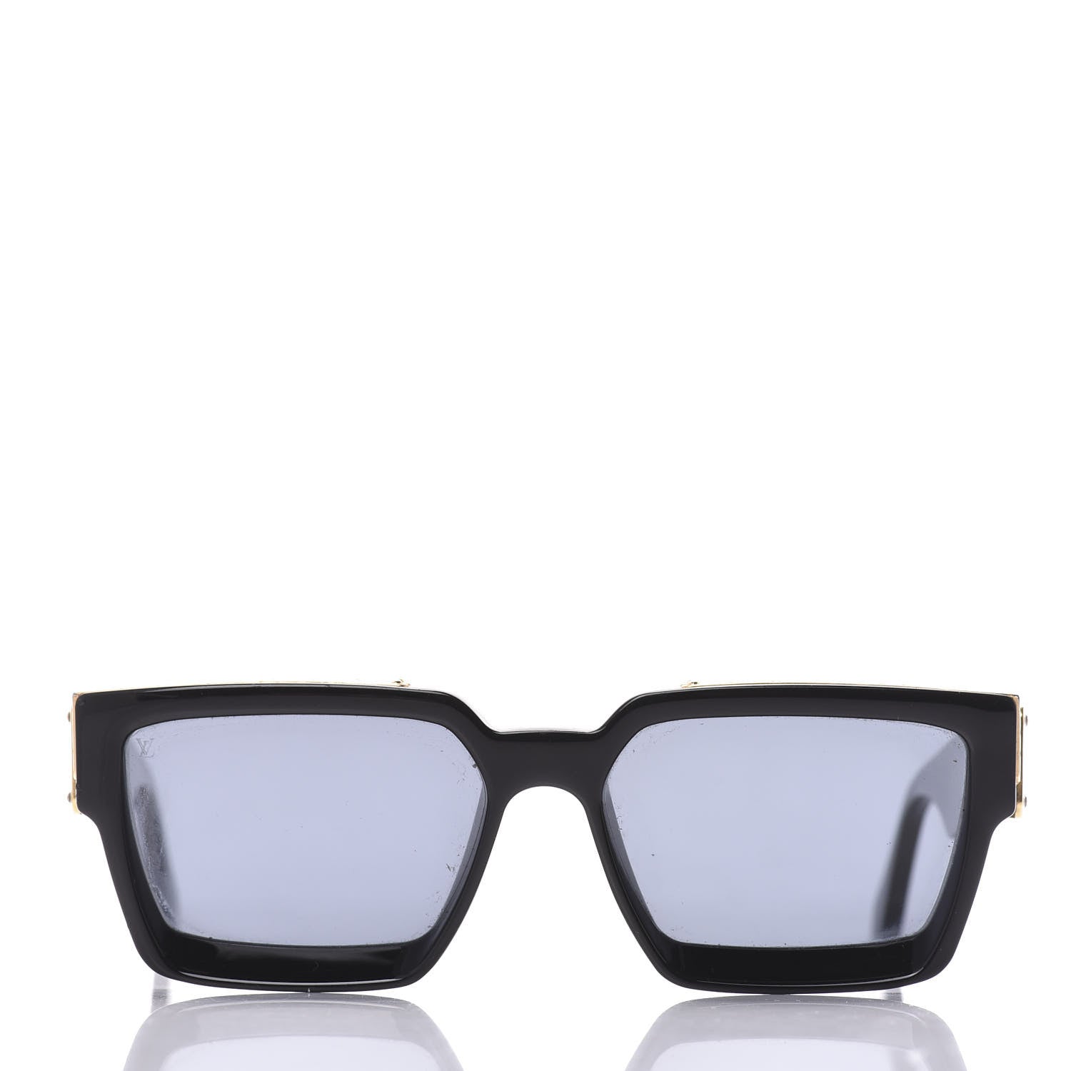 Louis Vuitton Acetate 1.1 Millionaires Sunglasses Z1165E Black 2 of 6