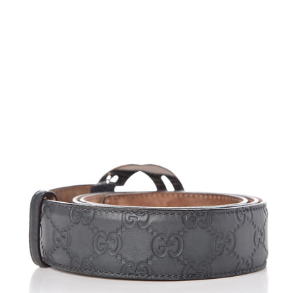 Gucci Guccissima Interlocking G Belt 100 40 Grey 3 of 8