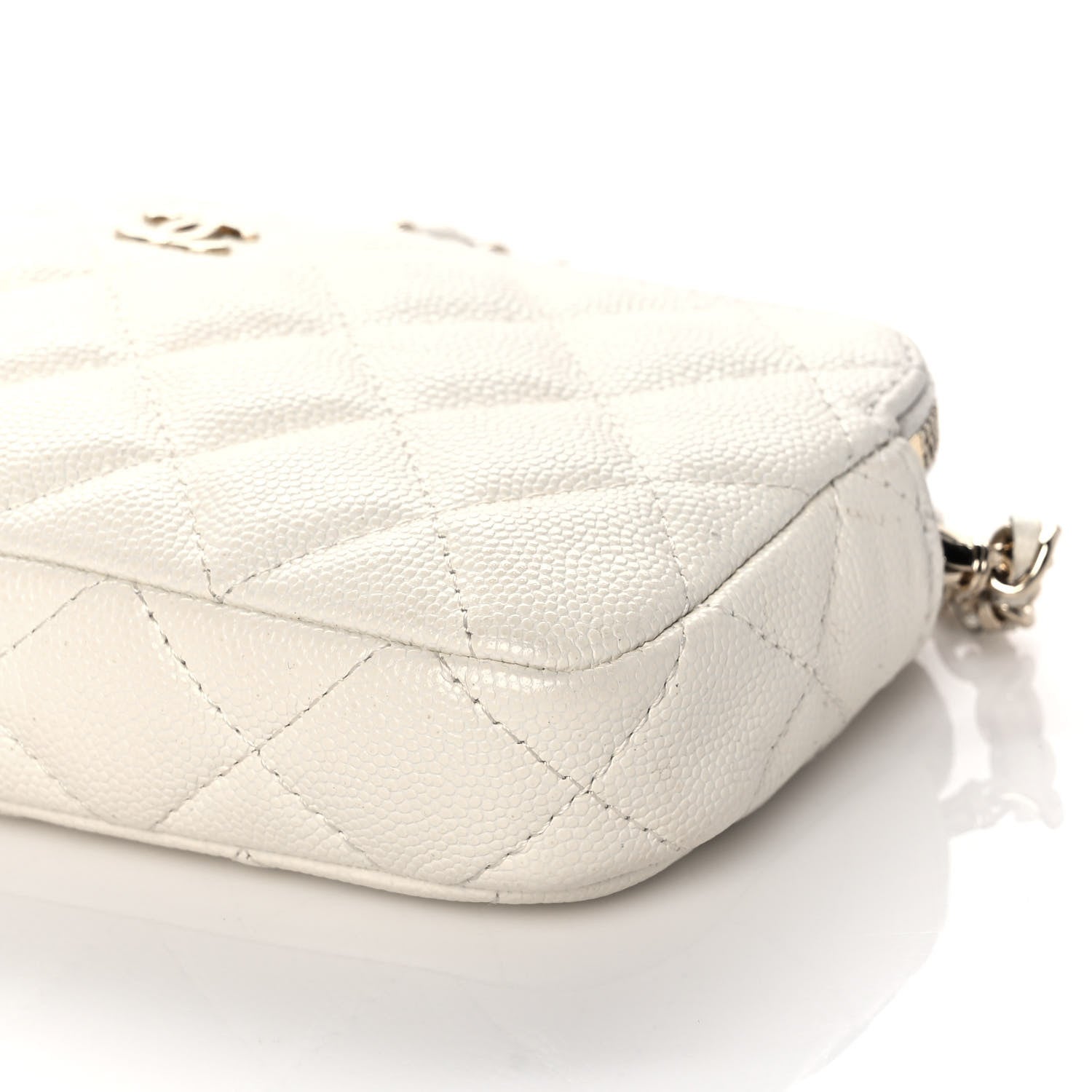 Chanel Caviar Quilted Small Clutch With Chain 6 of 12