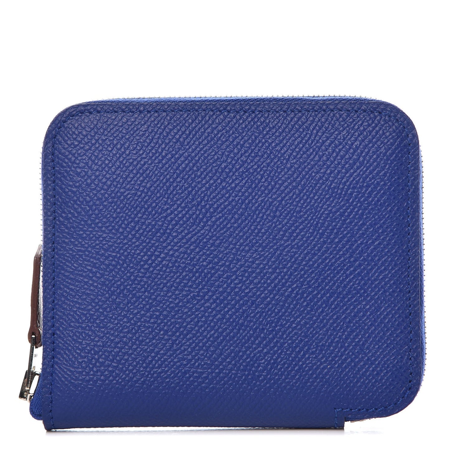 Epsom Silk'in Compact Wallet Bleu Electrique