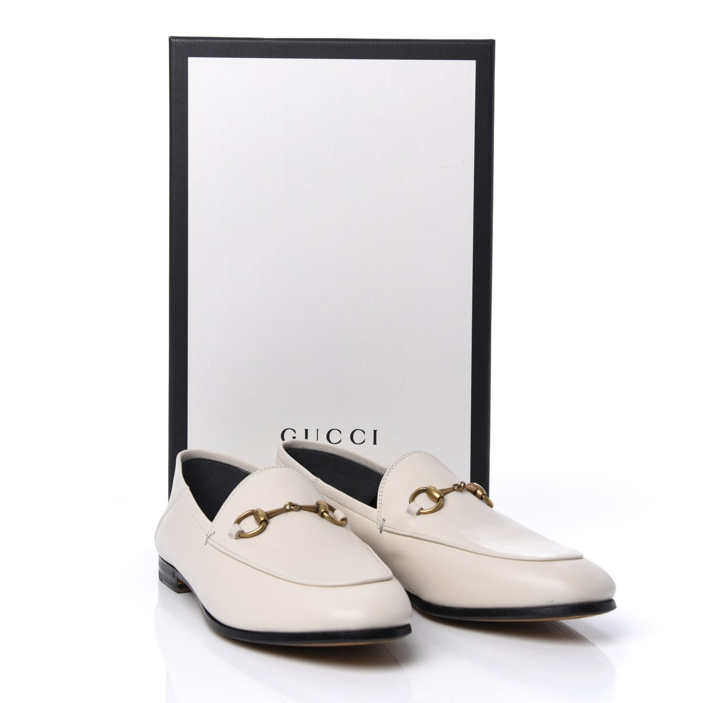 Lambskin Womens Brixton Horsebit Loafers 37 Mystic White