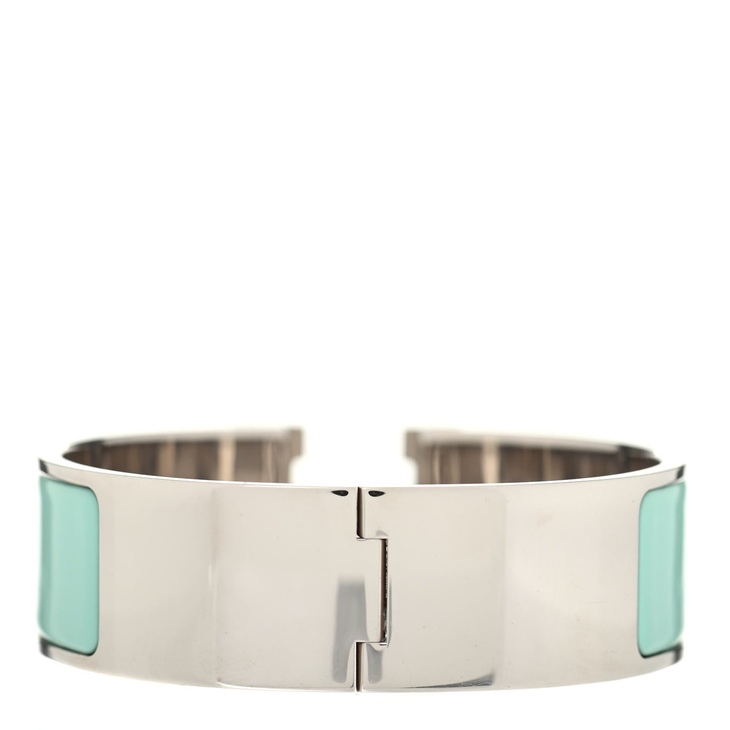 Enamel Wide Clic Clac H Bracelet PM Lagon