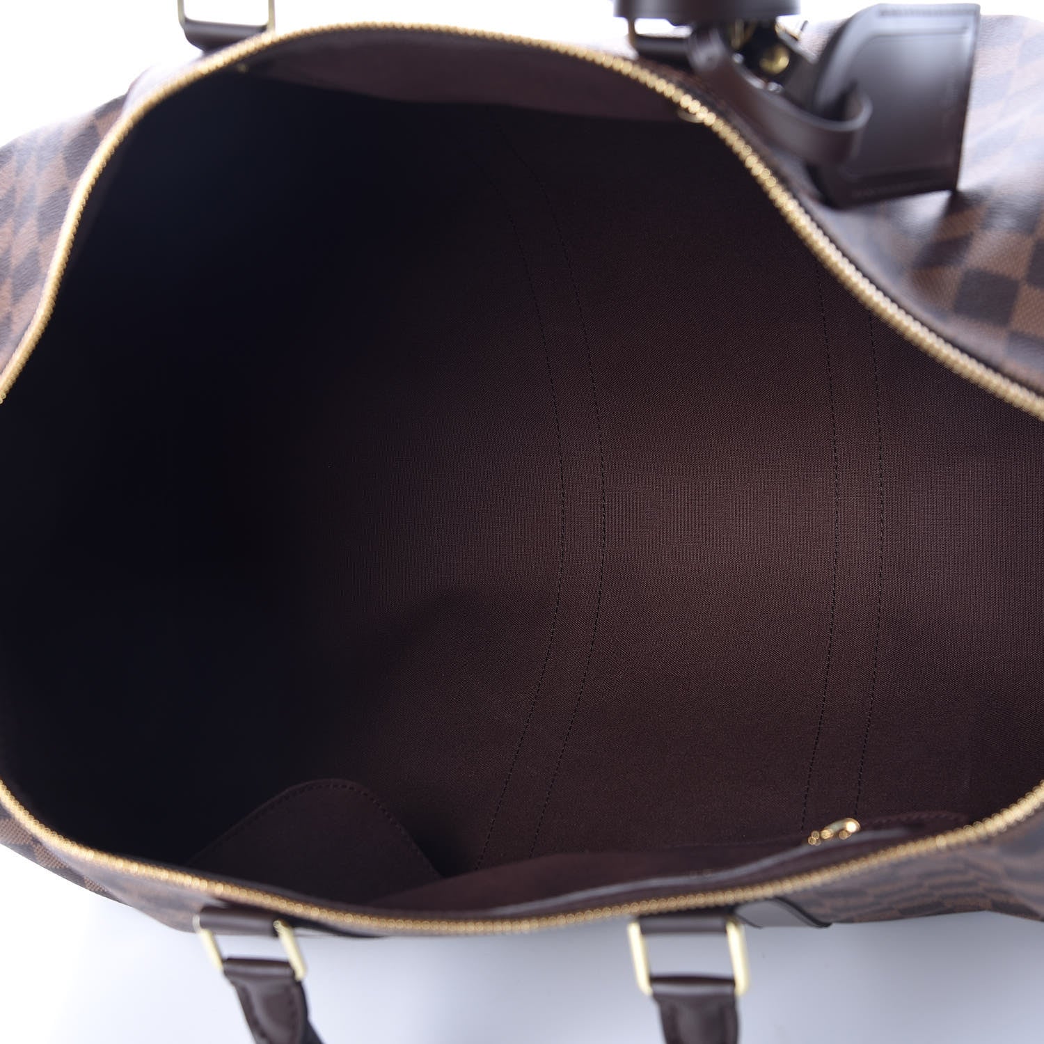 Louis Vuitton Damier Ebene Keepall Bandouliere 55 5 of 10