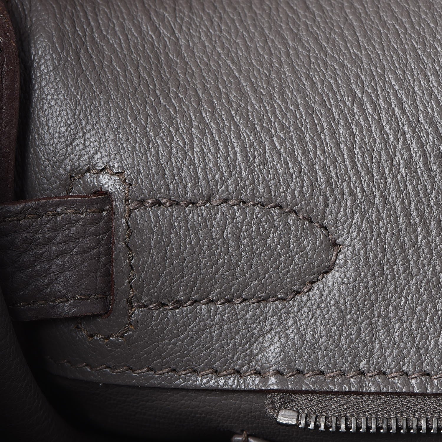 Hermes Togo Birkin 30 Etain 10 of 33
