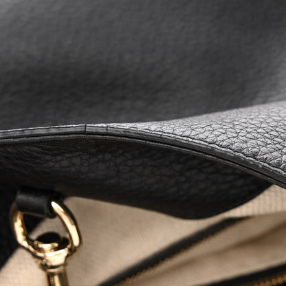 Gucci Pebbled Calfskin Medium Soho Chain Shoulder Bag Black 11 of 12