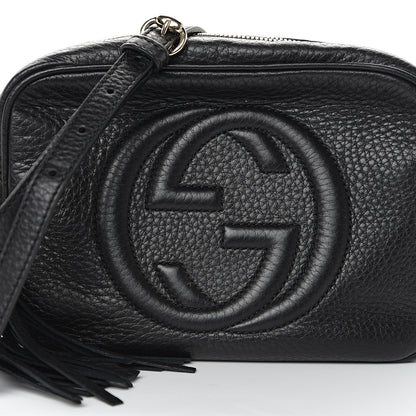 Gucci Pebbled Calfskin Small Soho Disco Bag Black 9 of 9